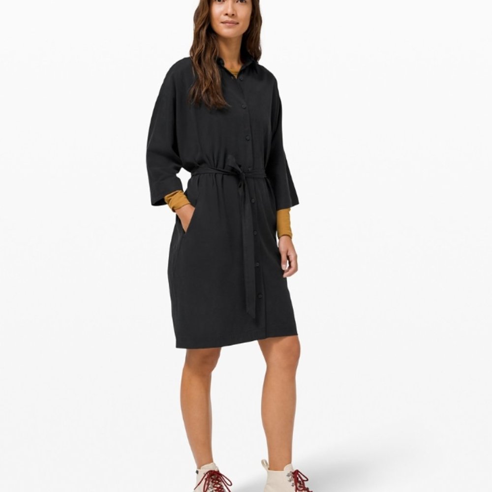 Lululemon Perfectly Poised Dress - NWT 14 black
